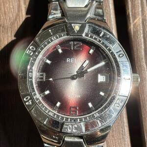 Relic by Fossil Men's ZR11607 Vince Silvertone QUARTZ ANALOG Watch